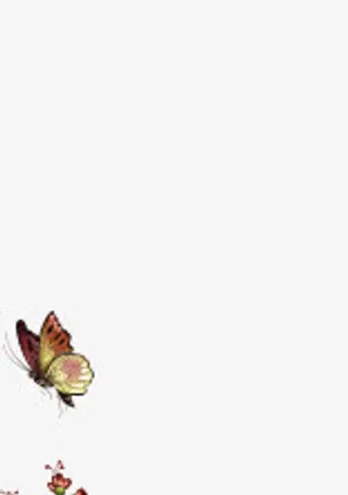 蝴蝶点点png素材免抠