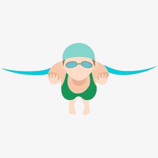 游泳教练免抠