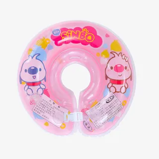 粉红色游泳圈设计免抠