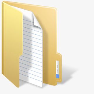 打开文档图标免抠