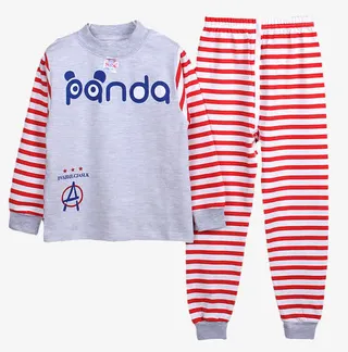 儿童纯棉内衣套装睡衣免抠