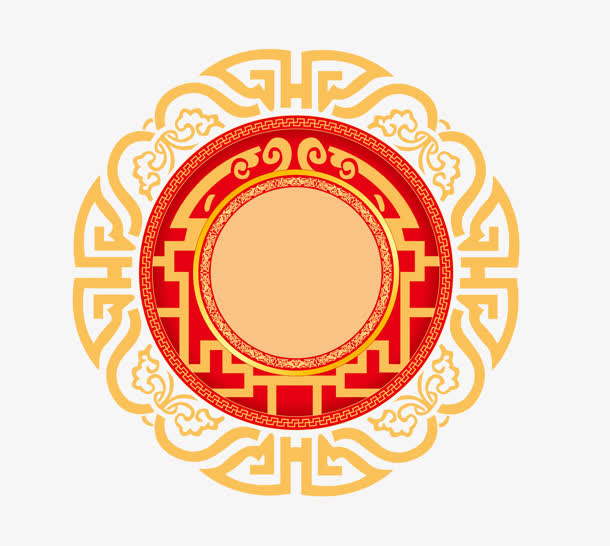 春节元旦剪纸素材免抠