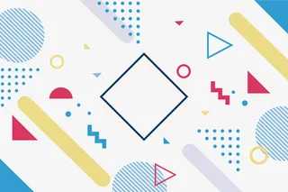 矢量装饰孟菲斯风格几何图形免抠手绘/卡通卡通元素