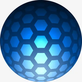 矢量蓝色立体球素材图免抠 矢量蓝色立体球素材图免抠