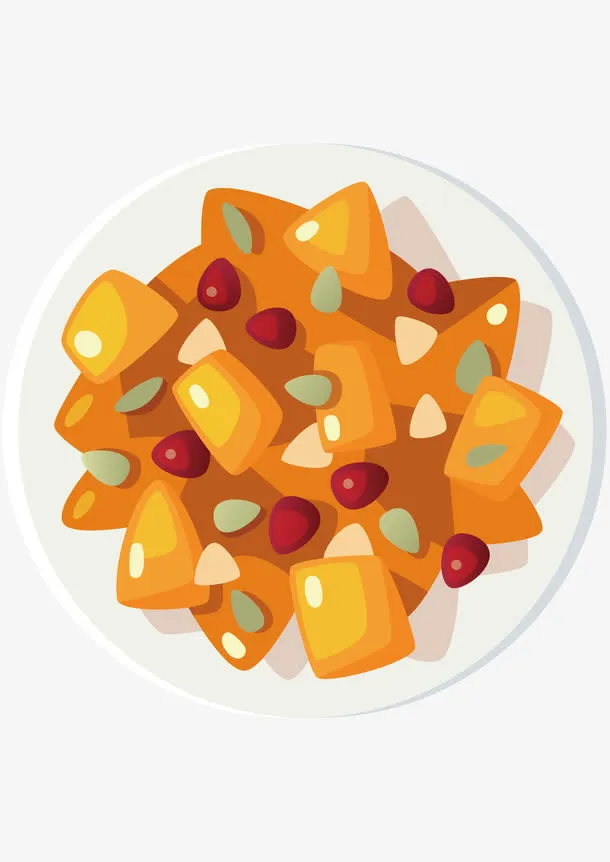 矢量卡通手绘菜肴免抠
