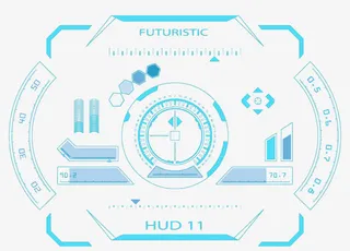 科技感转轮免抠