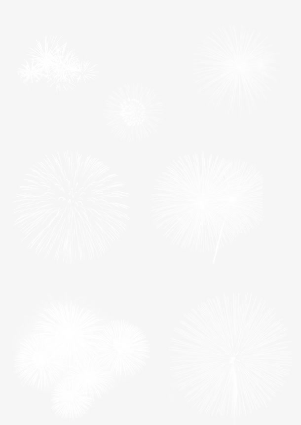 纯色喜庆浪漫烟花免抠