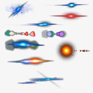 炫彩光线合集免抠