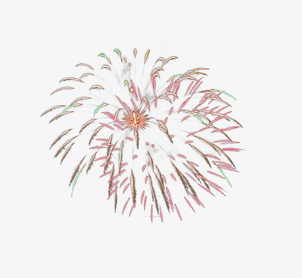 喜庆烟花素材免抠