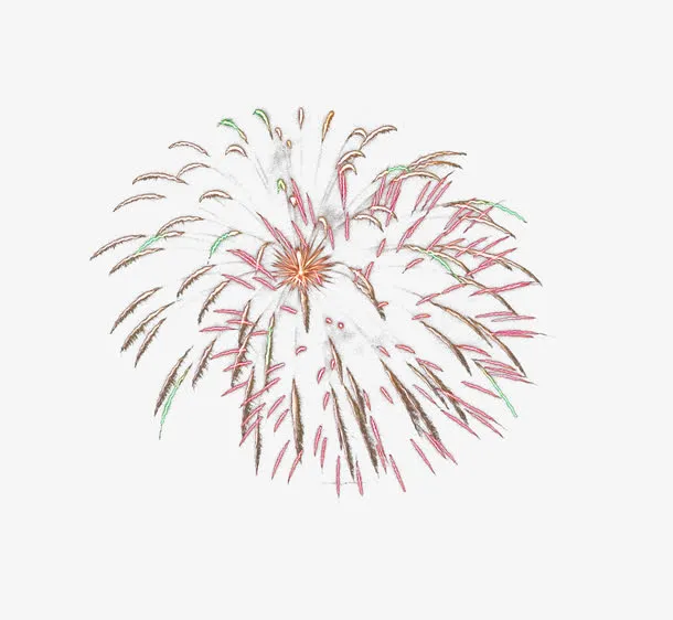 喜庆烟花素材免抠