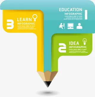 商务信息图表设计免抠