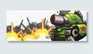 卡通手绘坦克免抠