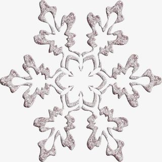 雪花装饰物免抠