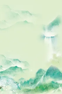 中国风水墨画唯美复古海报背景素材高清