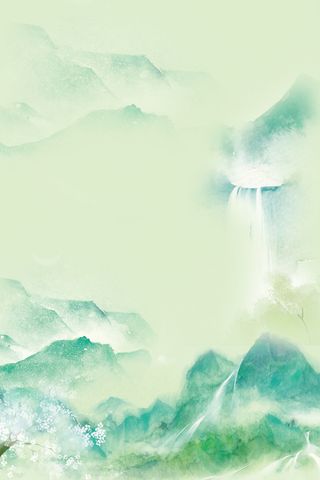 中国风水墨画唯美复古海报背景素材高清