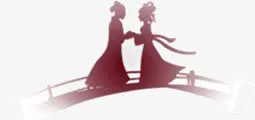 情人鹊桥相会免抠