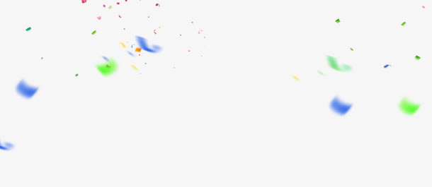彩色炫彩碎片漂浮素材免抠