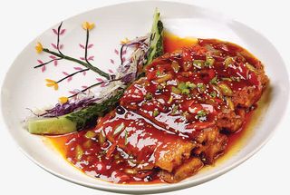 一盘香味带鱼免抠