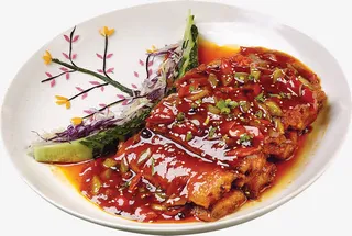 一盘香味带鱼免抠