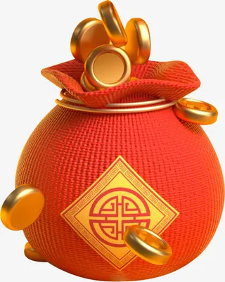 3D模型C4D素材福袋免抠