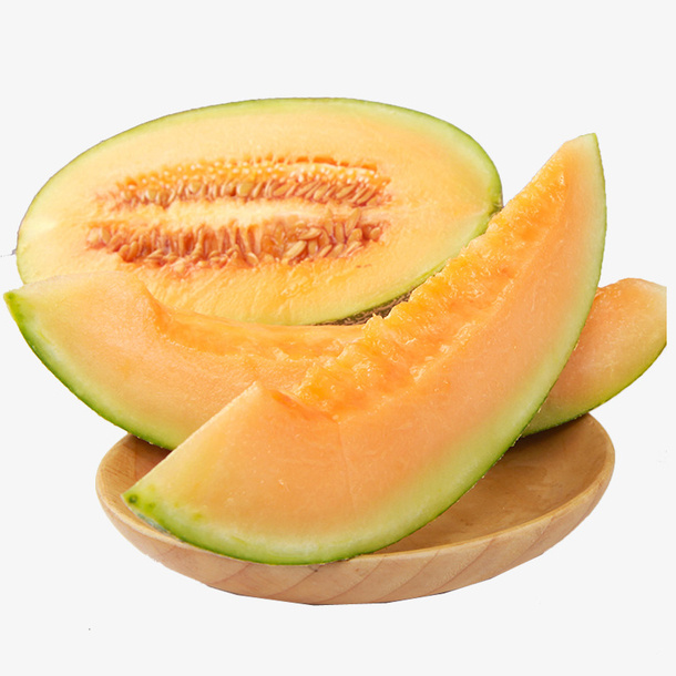 实物新鲜水果哈密瓜免抠