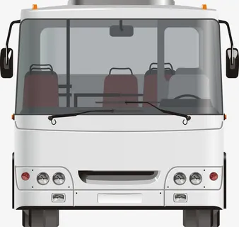 公交车车头矢量图免抠