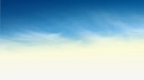 清新简约蓝天风景免抠