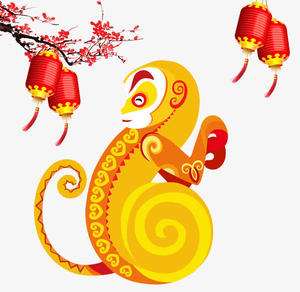 猴年图案免抠