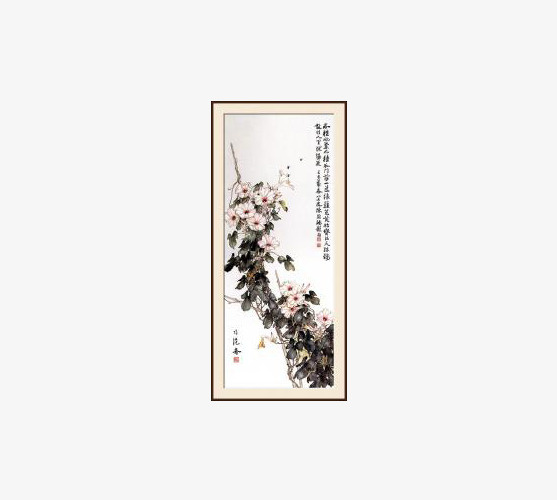 中国风挂画免抠