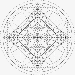 创意图案几何线条免抠