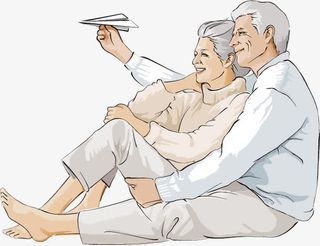 幸福的晚年免抠