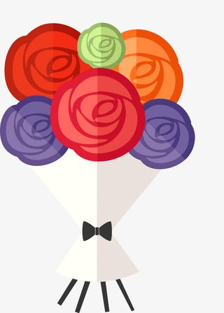 一束鲜花免抠