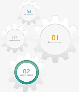 齿轮形产品介绍标签免抠