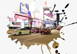 香港大都市形象街景免抠