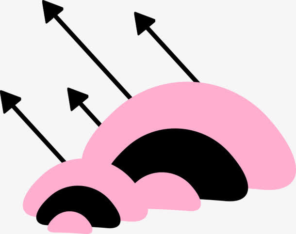 粉色石头免抠