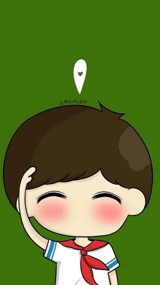 卡通男孩H5背景高清