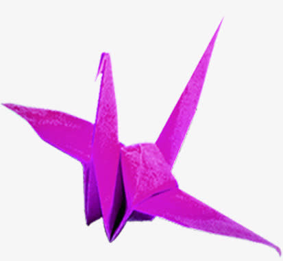 创意好看的工艺品千纸鹤造型免抠