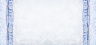 小清新蓝色格子布边 花边高清