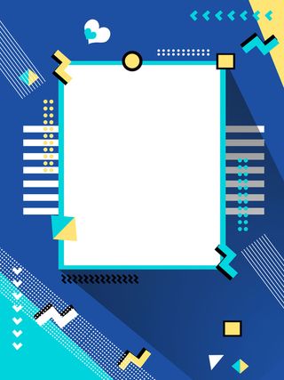 孟菲斯彩色不规则几何背景高清