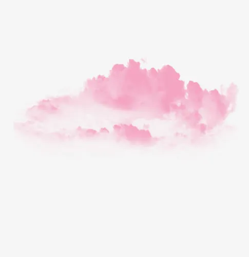 粉色云彩免抠