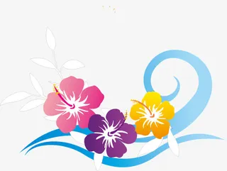 卡通樱花花瓣免抠