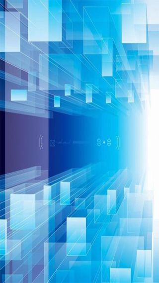 蓝色科技质感H５背景高清