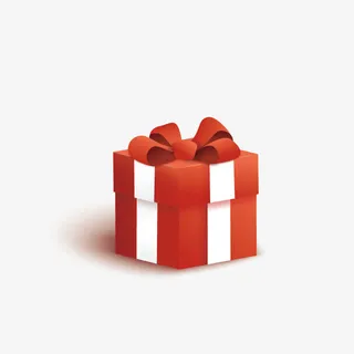 卡通文艺精美礼盒设计包装设计免抠