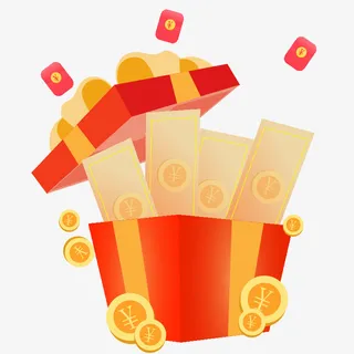 精美礼盒开包免抠