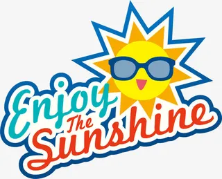 夏日海边装饰元素免抠