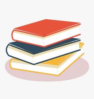 矢量一堆书免抠