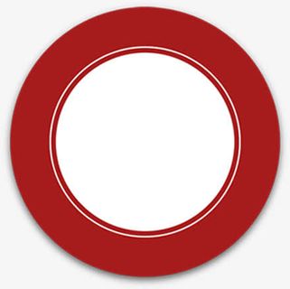 扁平风格创意合成红色形状圆圈免抠