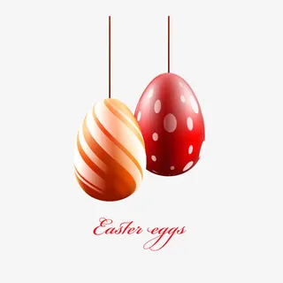 挂橙复活节鸡蛋免抠
