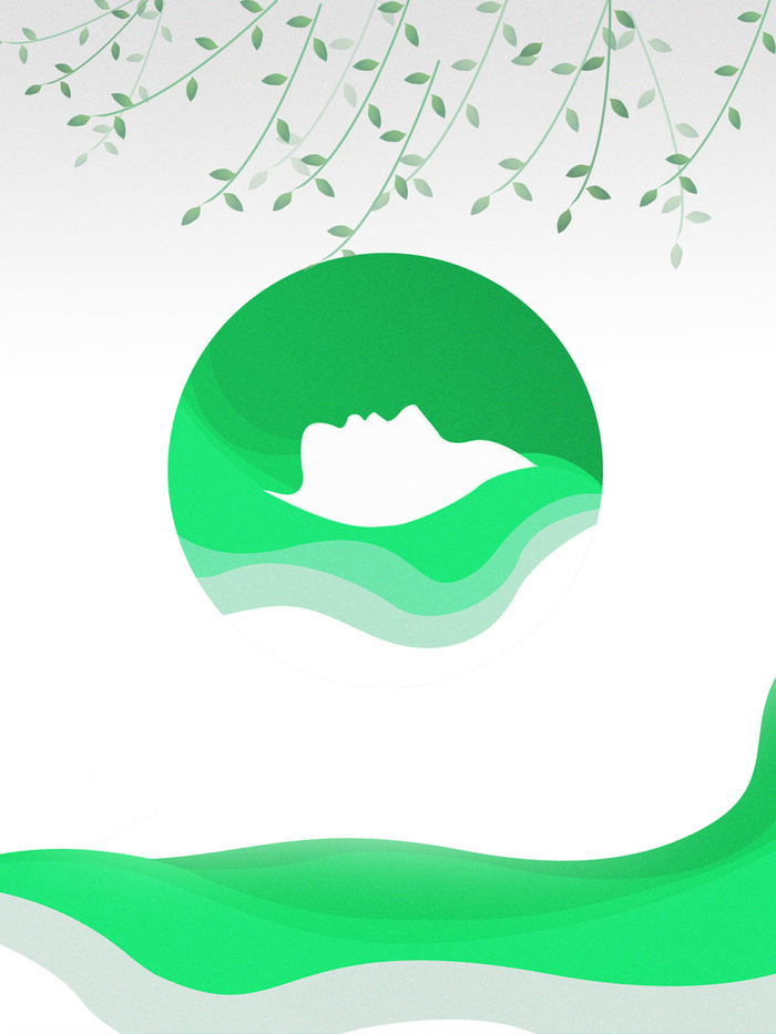 春意春天春分海报PSD背景图高清