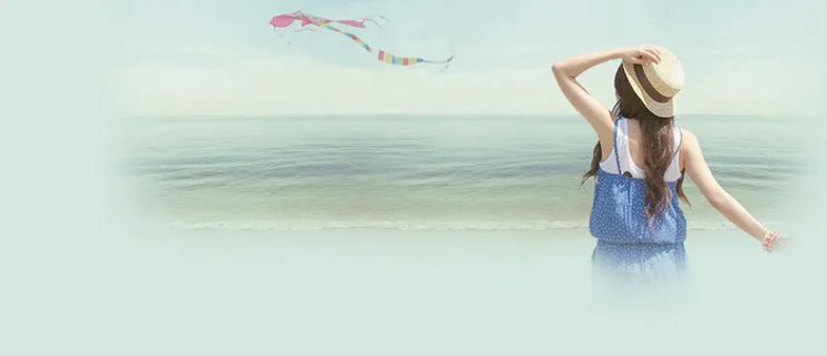 小清新美女背景高清